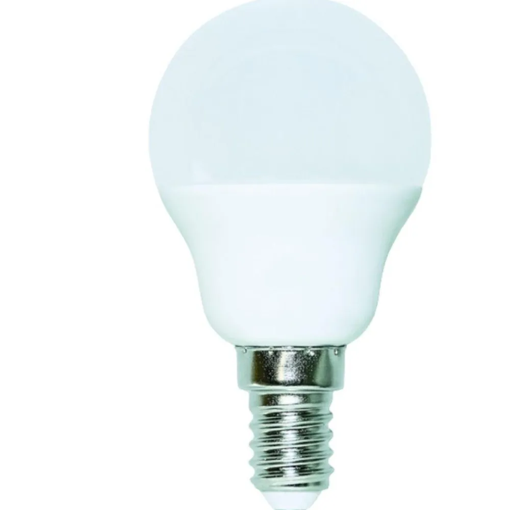 Lampadine Led-Life Electronics Life lampadina led e14 6w 4000k 500lm minisfera bianca ottica 270