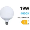 Lampadine Led-Life Electronics Life lampadina led globo e27 19w 4000k 2452lm
