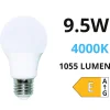 Lampadine Led-Life Electronics Life lampadina led goccia e27 9.5w 4000k 1055lm ottica 280