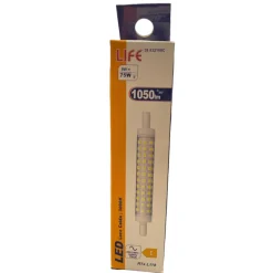 Lampadine Led-Life Electronics Life lampadina led r7s 9w 3000k 1050lm ottica 360 118mm