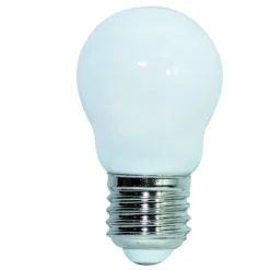 Lampadine Led-Life Electronics Life lampadina mini sfera led e27 4,5w 4000k vetro bianco milky