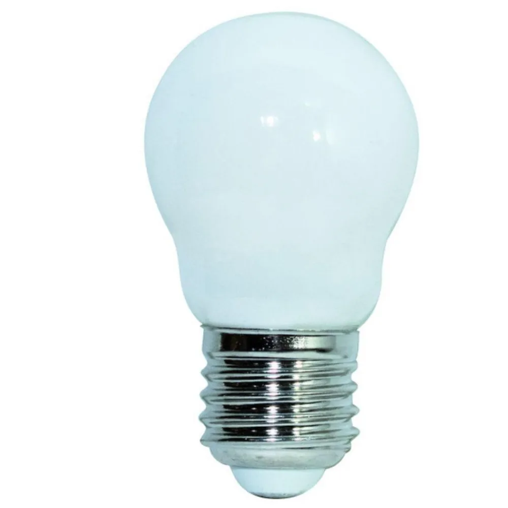Lampadine Led-Life Electronics Life lampadina mini sfera led e27 4,5w 4000k vetro bianco milky