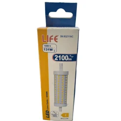 Lampadine Led-Life Electronics Life lampadina r7s led 16w 3000k 118mm 2100lm ottica 320
