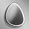 Specchi Da Parete-Vivida International Lifering specchio da parete nero led 25w 3000k vivida