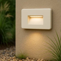 Segnapasso Led-Life Electronics Life segnapasso led bianco da incasso per esterno 2w 4000k ip65 fp