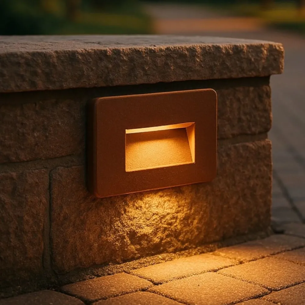 Segnapasso Led-Life Electronics Life segnapasso led da incasso per esterno corten 2w cct 3000k 4200k 6500k ip65