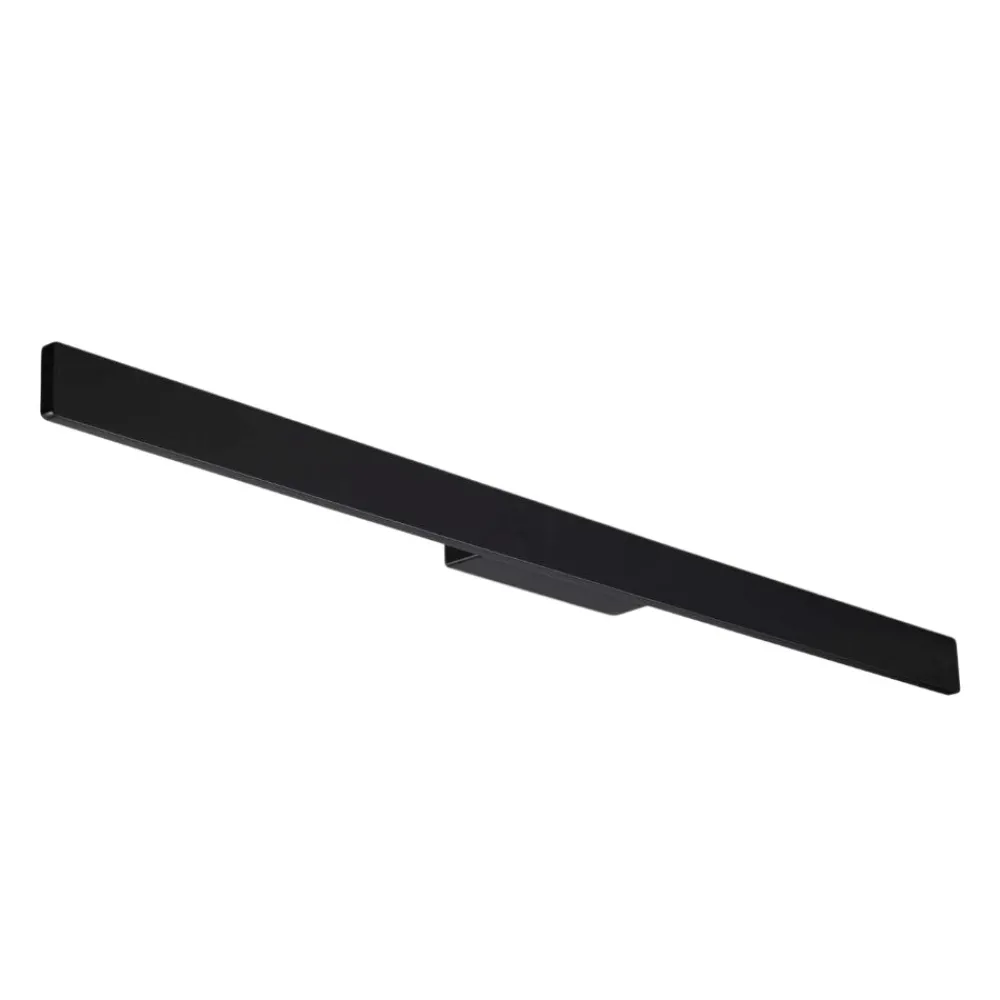Applique Da Esterno-Ideal Lux Linea ap d104 applique da esterno led 20w 3000k nera rettangolare