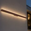 Applique Da Esterno-Ideal Lux Linea ap d144 applique da esterno led 3000k marrone