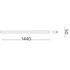 Applique Da Esterno-Ideal Lux Linea ap d144 applique da esterno led 3000k marrone