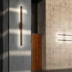 Applique Da Esterno-Ideal Lux Linea ap d104 applique lungo per esterno marrone