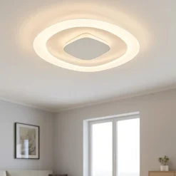 Plafoniere Moderne-Linea Light antigua s plafoniera led 19w 3000k da cucina 40cm