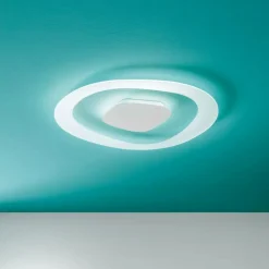 Plafoniere Moderne-Linea Light antigua s plafoniera led 19w 3000k da cucina 40cm