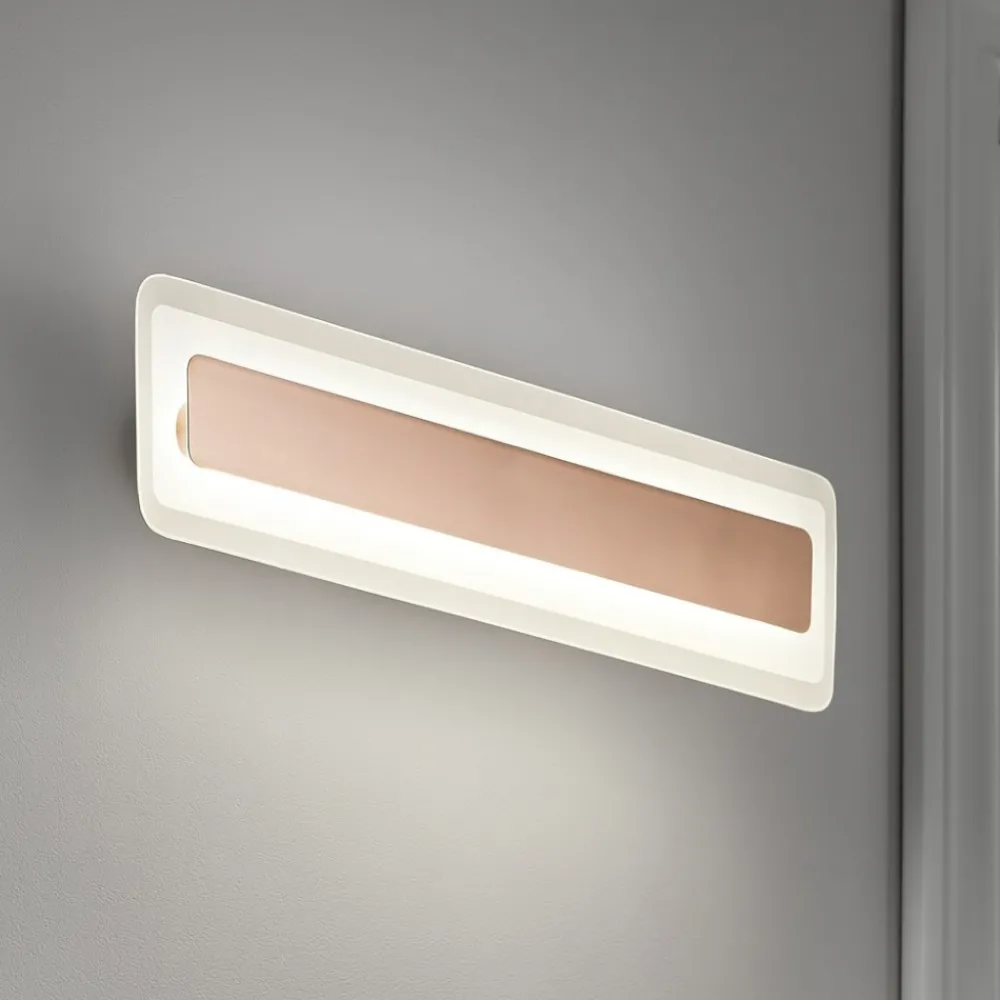 Applique Da Parete-Linea Light antille s rame applique led 28w 3000k