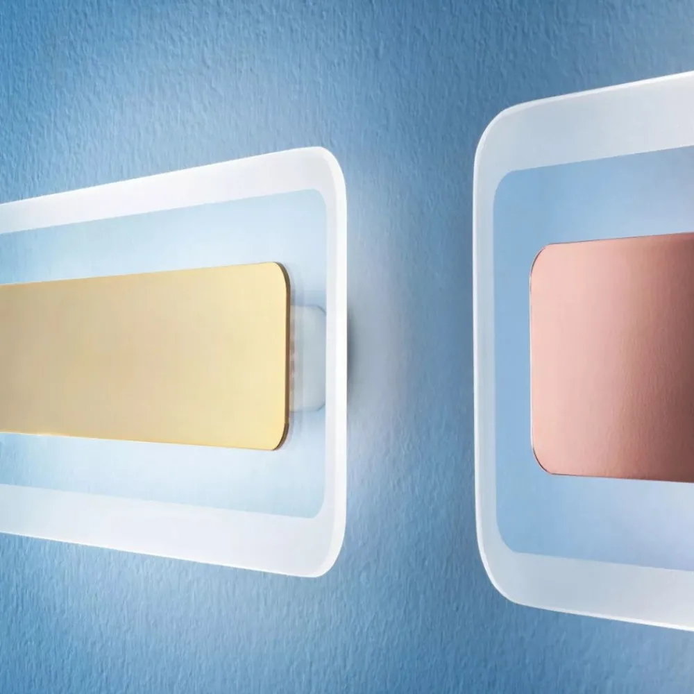 Applique Da Parete-Linea Light antille s rame applique led 28w 3000k