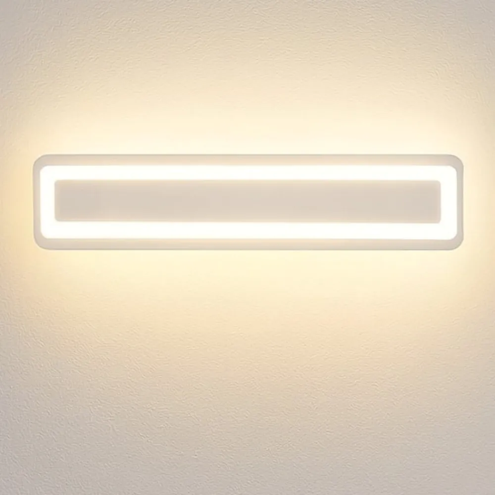 Applique Da Parete-Linea Light applique led 28w 3000k antille s bianco moderna