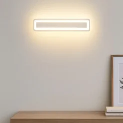 Applique Da Parete-Linea Light applique led 28w 3000k antille s bianco moderna