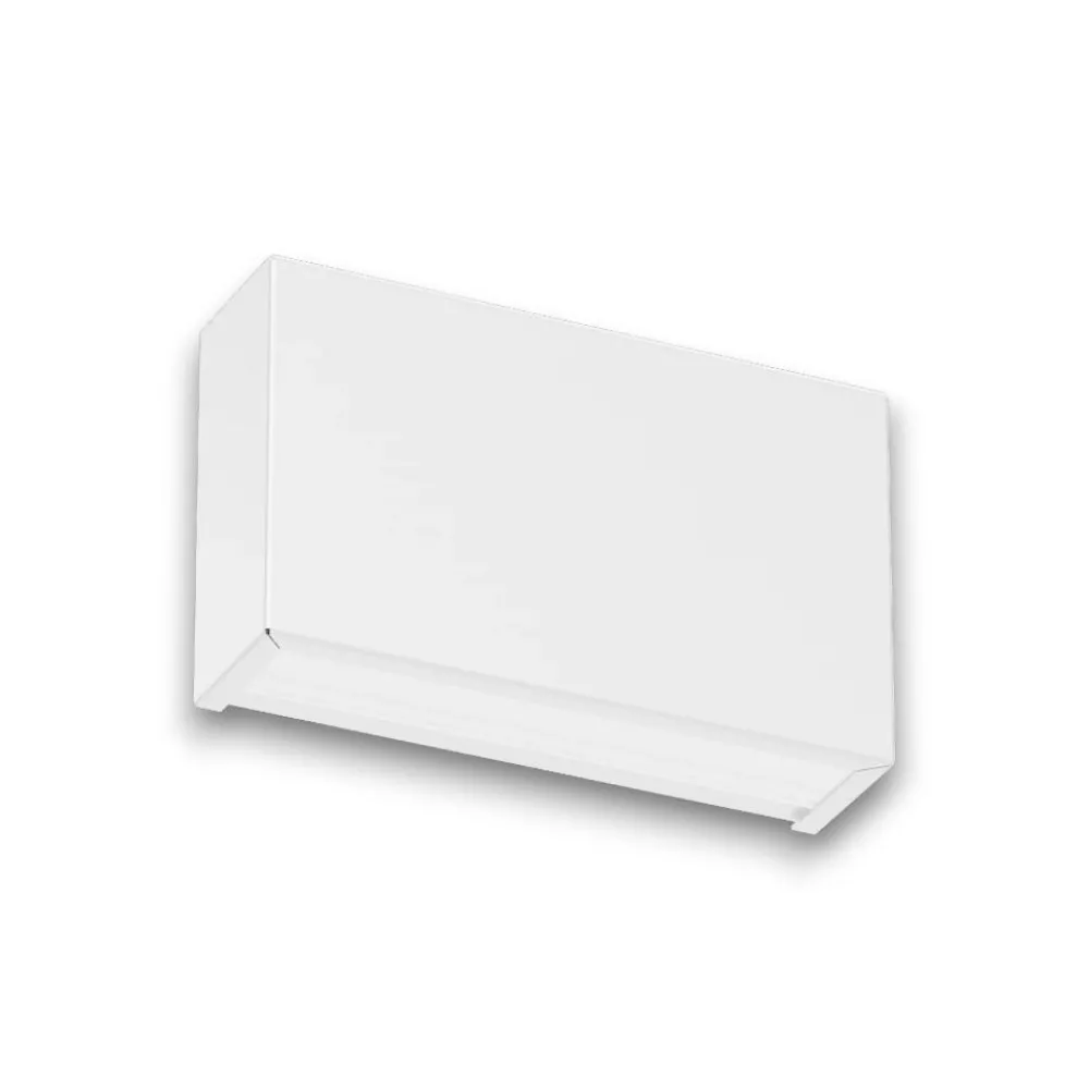 Applique Da Parete-Linea Light applique led 10w 4000k bianco bi emissione box w2
