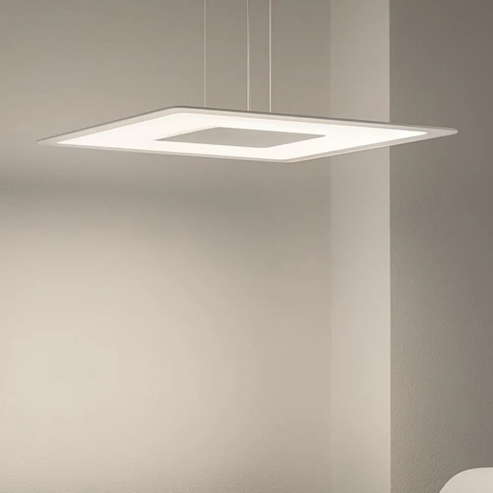 Lampadari Moderni-Linea Light aruba lampadario moderno bianco led 38w 3000k
