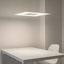 Lampadari Moderni-Linea Light aruba lampadario moderno bianco led 38w 3000k