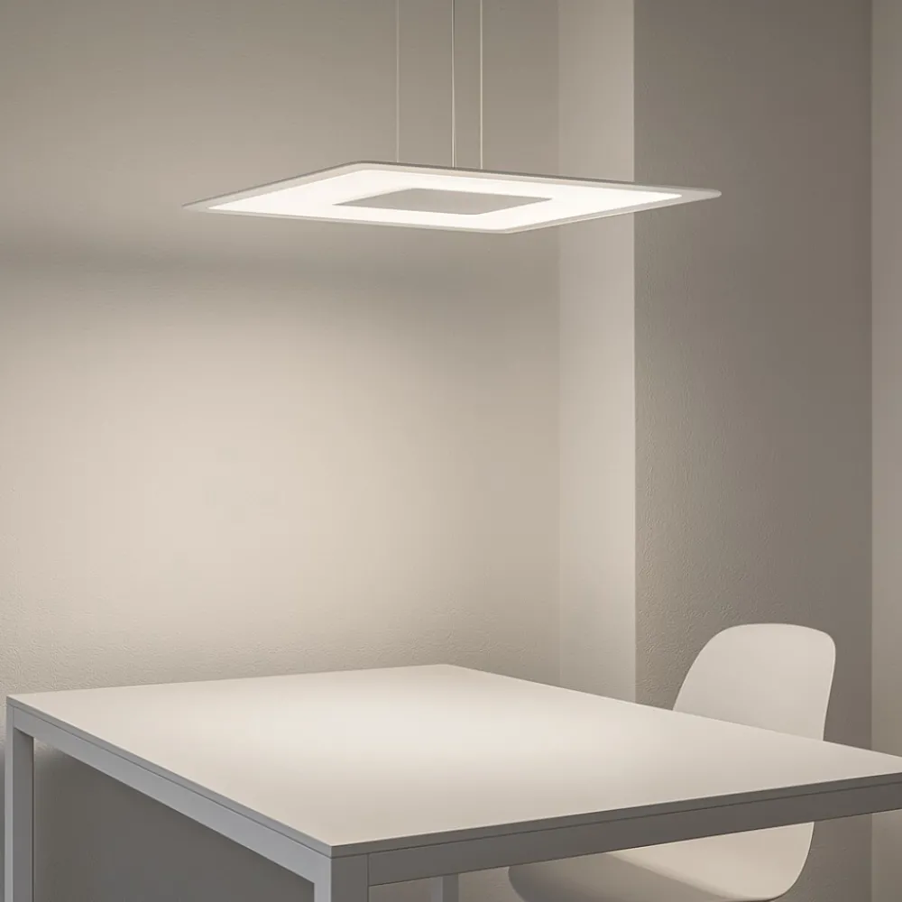 Lampadari Moderni-Linea Light aruba lampadario moderno bianco led 38w 3000k