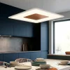 Lampadari Moderni-Linea Light aruba lampadario moderno 38w led 3000k rame