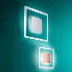 Plafoniere Moderne-Linea Light aruba s cromo plafoniera led 40w 3000k