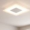 Plafoniere Moderne-Linea Light aruba s plafoniera led 19w 3000k quadrata cromo