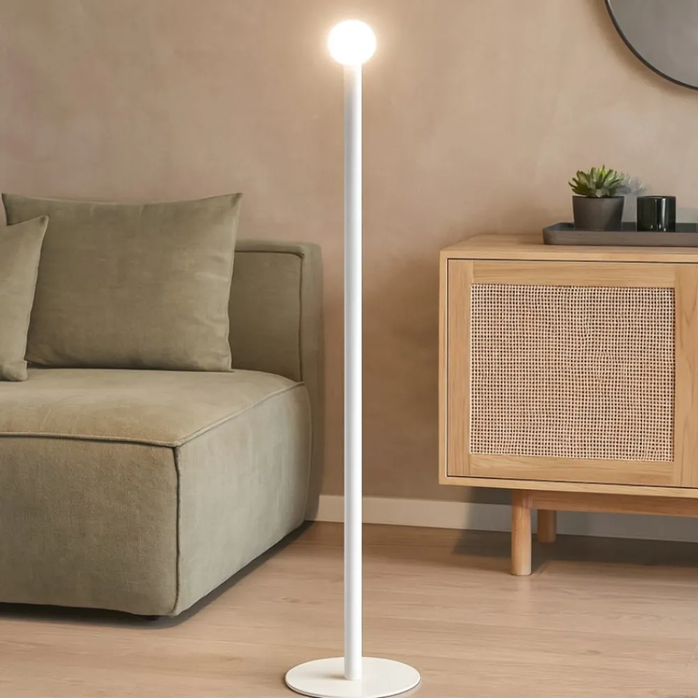 Lampade Da Terra-Linea Light birba fl lampada da terra bianca h165cm