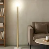Lampade Da Terra-Linea Light birba fl lampada da terra tubolare oro moderna