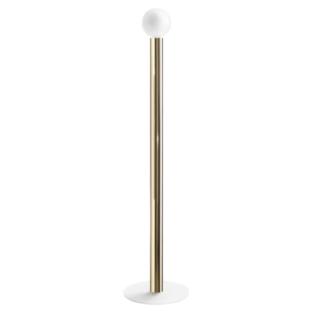 Lampade Da Terra-Linea Light birba fl lampada da terra tubolare oro moderna