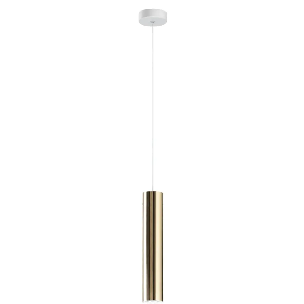 Lampade A Sospensione-Linea Light birba lampada a sospensione cilindro ottone lucido