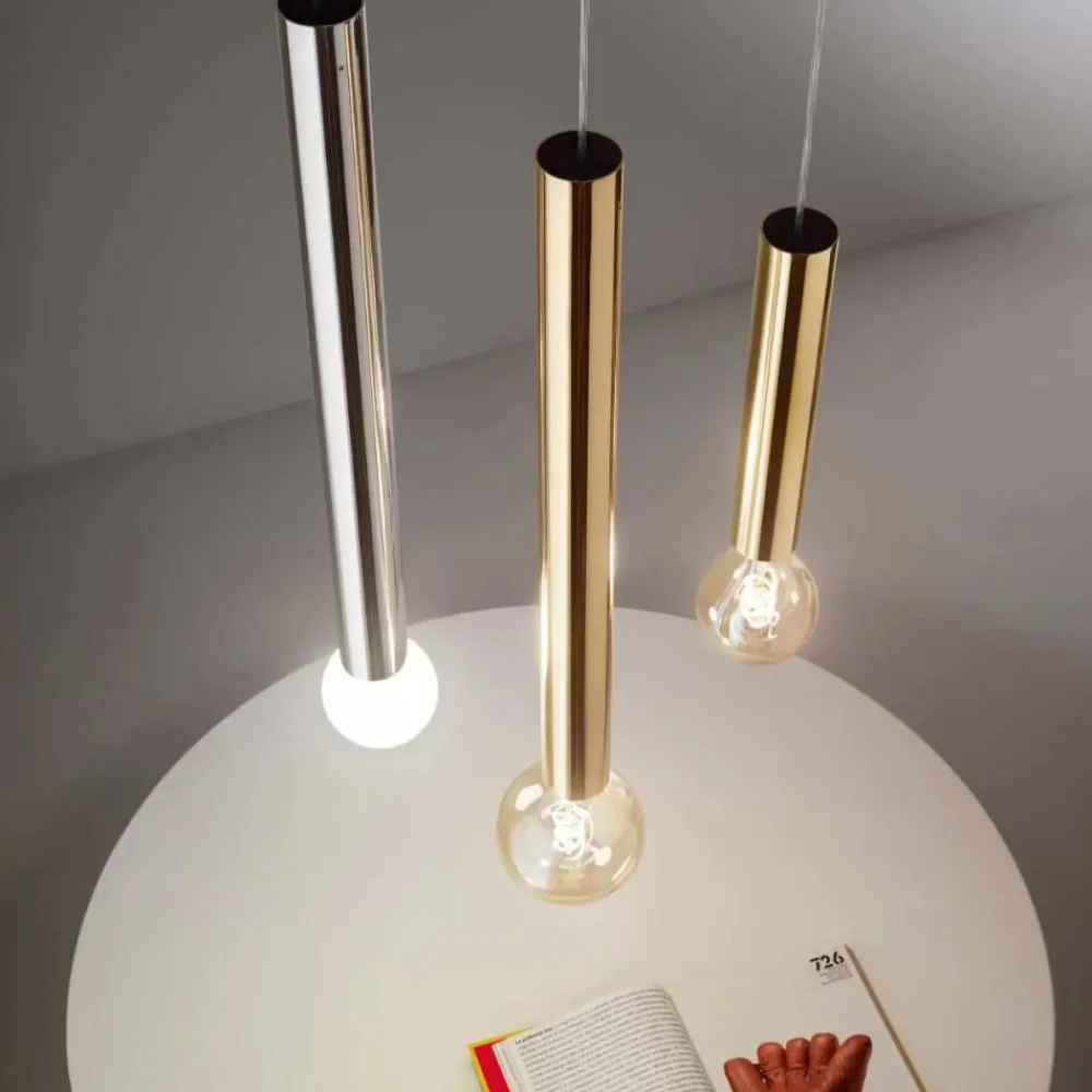 Lampade A Sospensione-Linea Light birba lampada a sospensione e27 bianca cilindrica