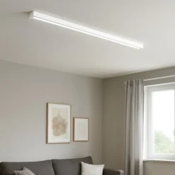 Plafoniere Moderne-Linea Light box sb plafoniera rettangolare led 26w 3000k bianca