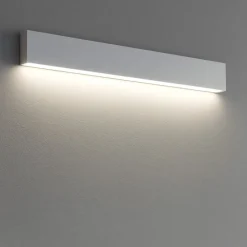 Applique Da Parete-Linea Light box w1 applique led bianca 28w 3000k moderna mono emissione