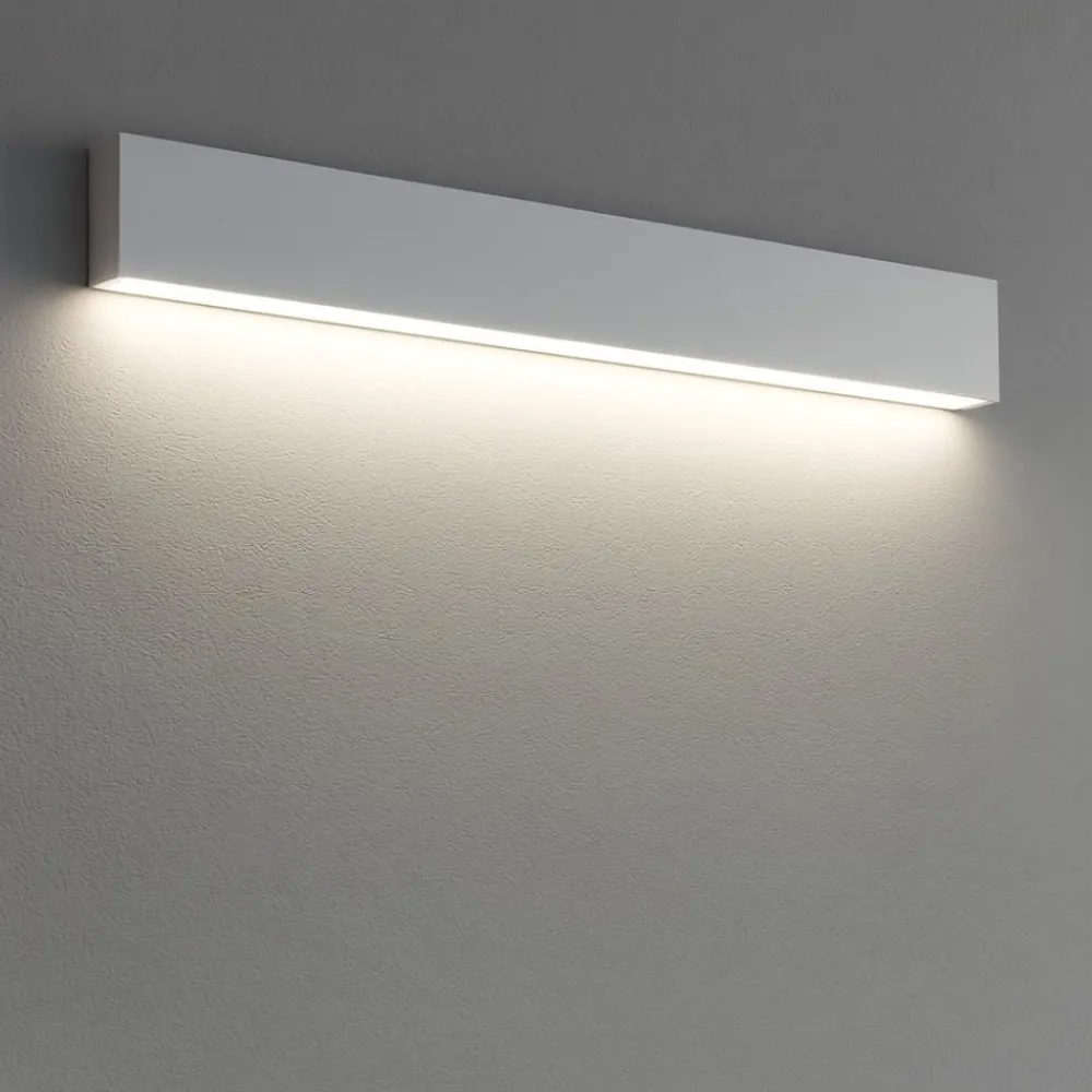 Applique Da Parete-Linea Light box w1 applique led bianca 28w 3000k moderna mono emissione