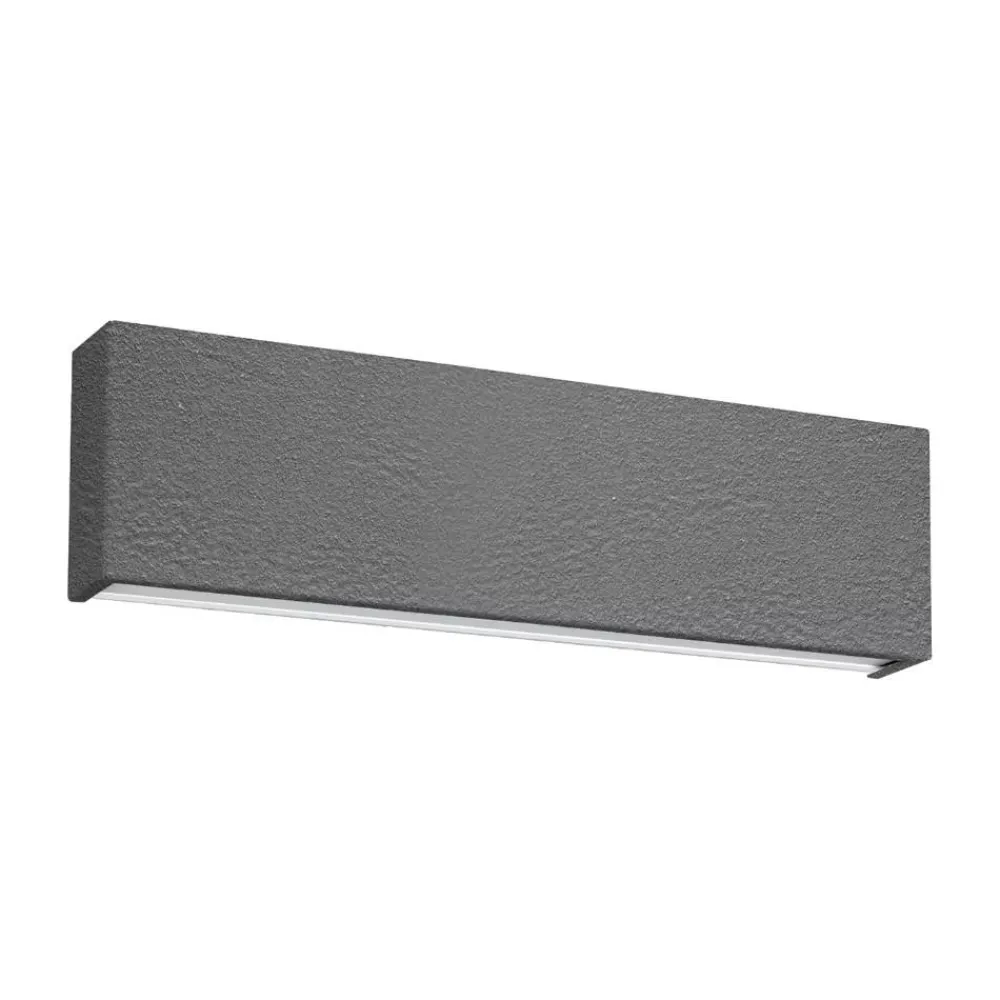 Applique Da Parete-Linea Light box w2 applique led 19w 4000k cemento bi emissione
