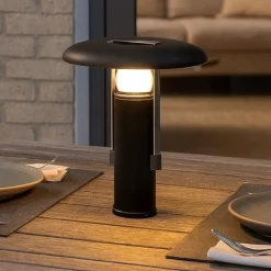 Lampade Da Tavolino Esterno-Linea Light camping lampada da tavolino da esterno nera led