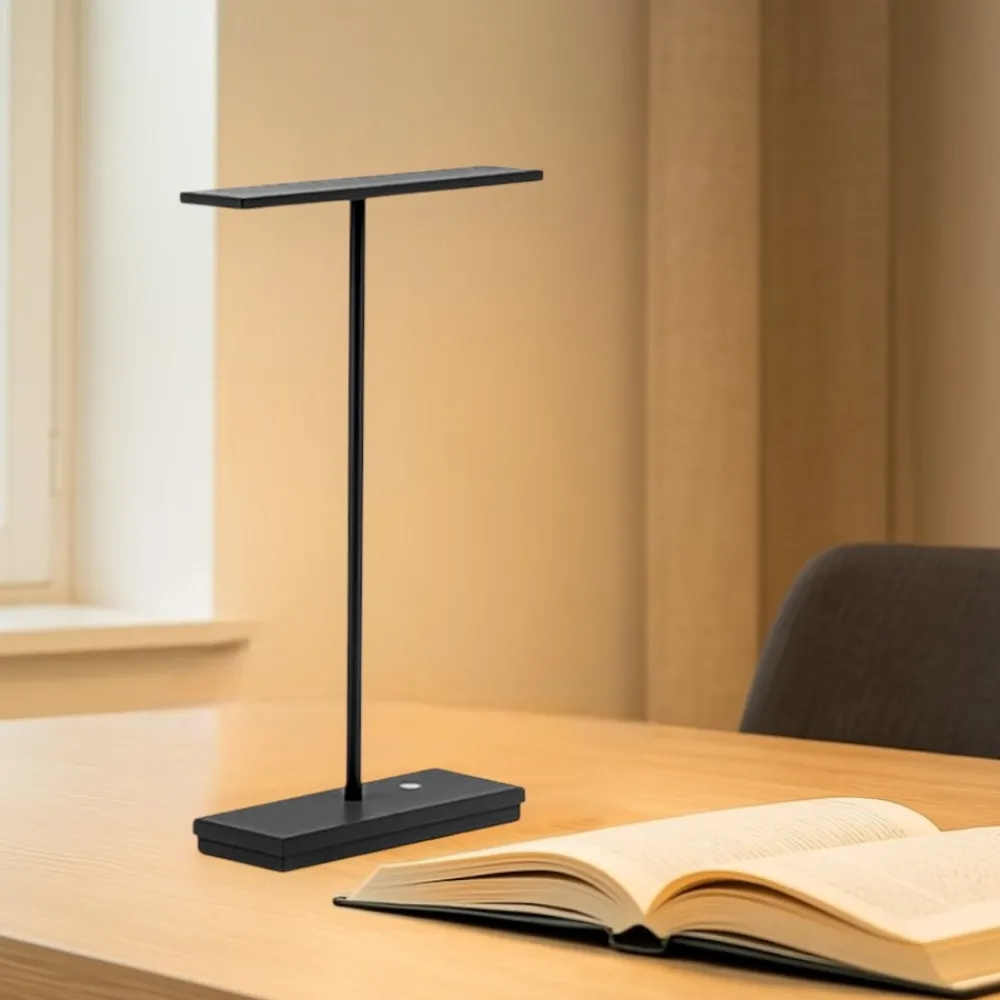 Lampade Da Tavolo-Linea Light dubcolor lampada da scrivania nera led da 1700k a 4000k