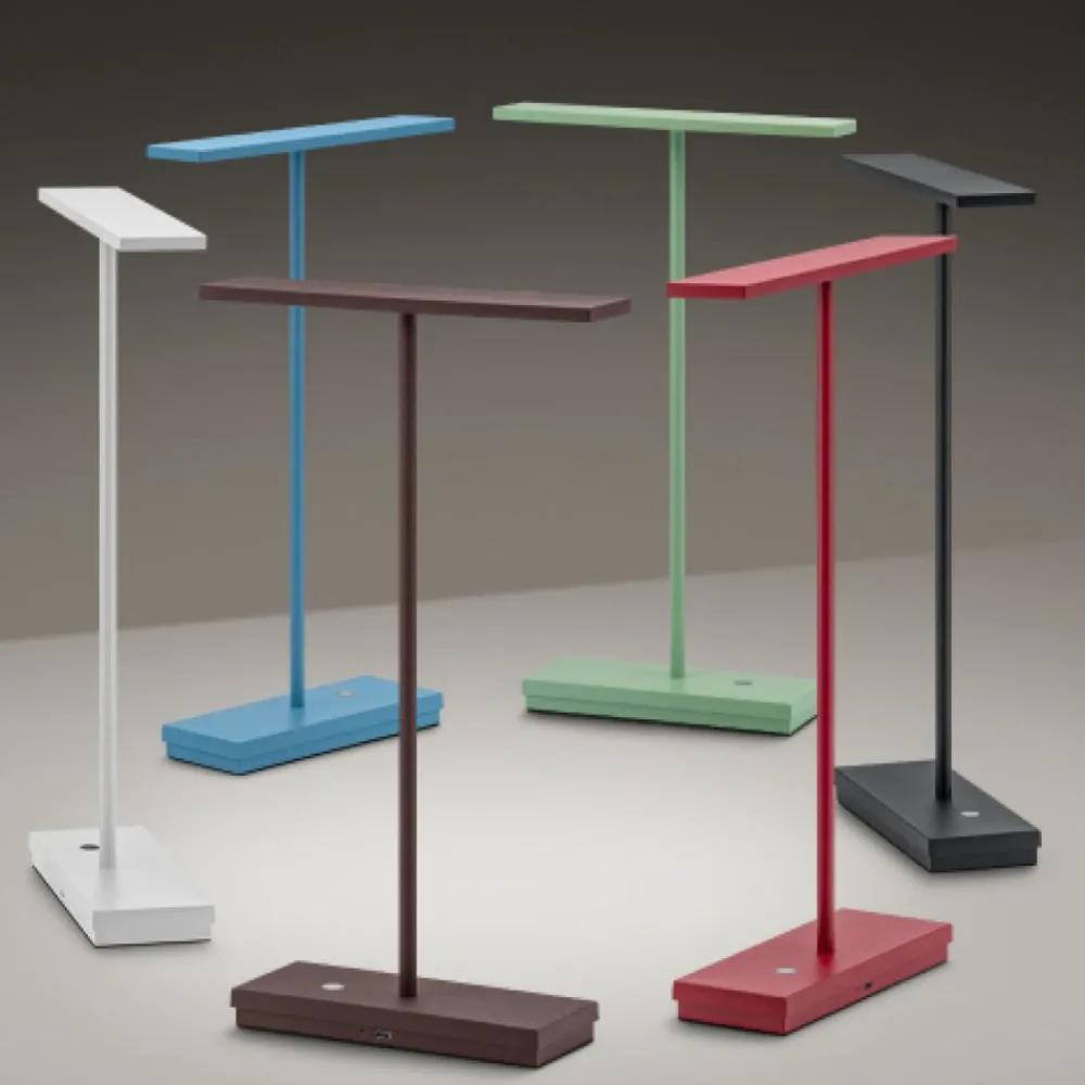 Lampade Da Tavolo-Linea Light dubcolor lampada da scrivania nera led da 1700k a 4000k