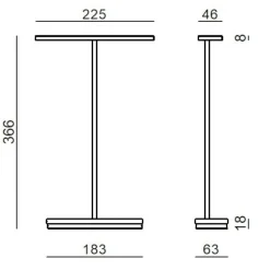 Lampade Da Tavolo-Linea Light dubcolor lampada da scrivania nera led da 1700k a 4000k