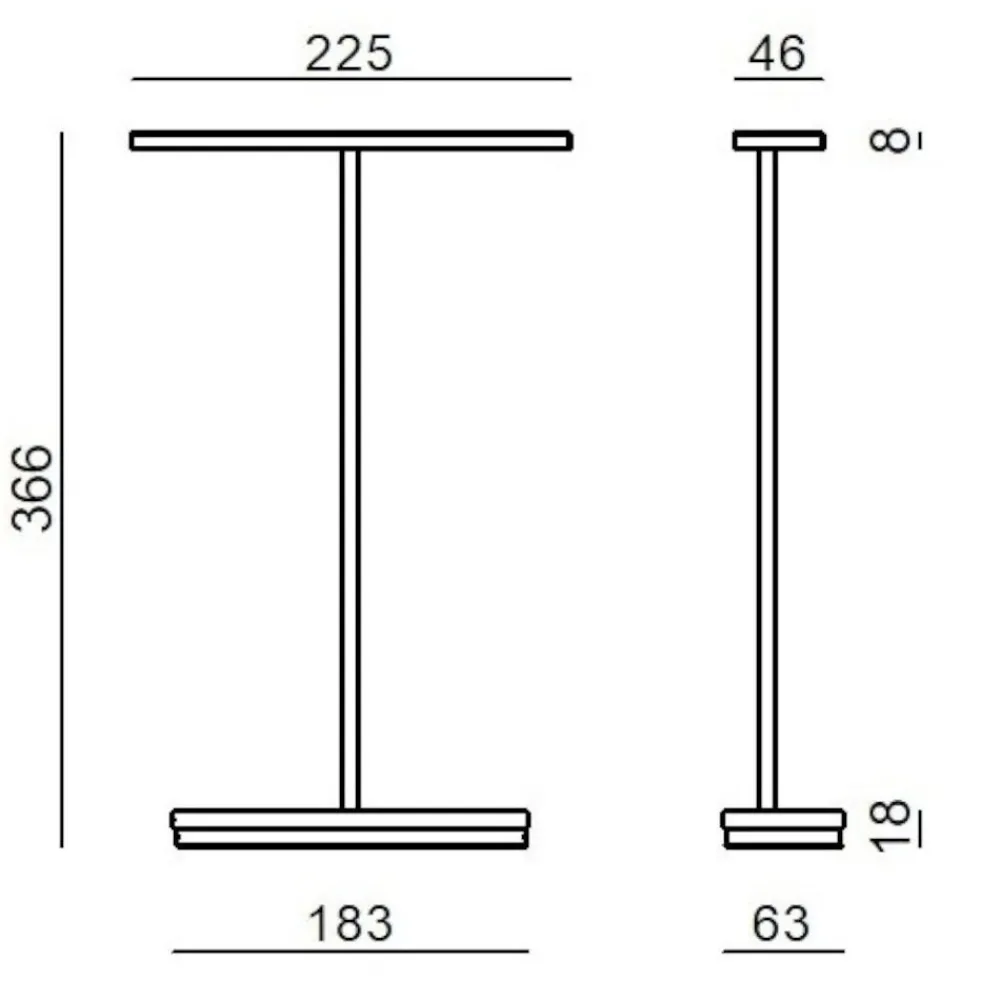 Lampade Da Tavolo-Linea Light dubcolor lampada da scrivania nera led da 1700k a 4000k