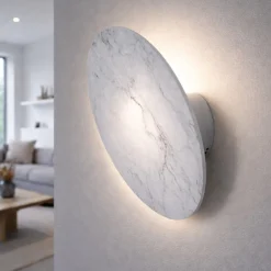 Applique Da Parete-Linea Light gemini applique led 19w 2700k rotonda