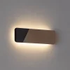 Applique Da Parete-Linea Light gemini applique led 2700k bronzo specchiato