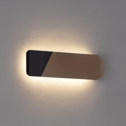 Applique Da Parete-Linea Light gemini applique led 2700k bronzo specchiato