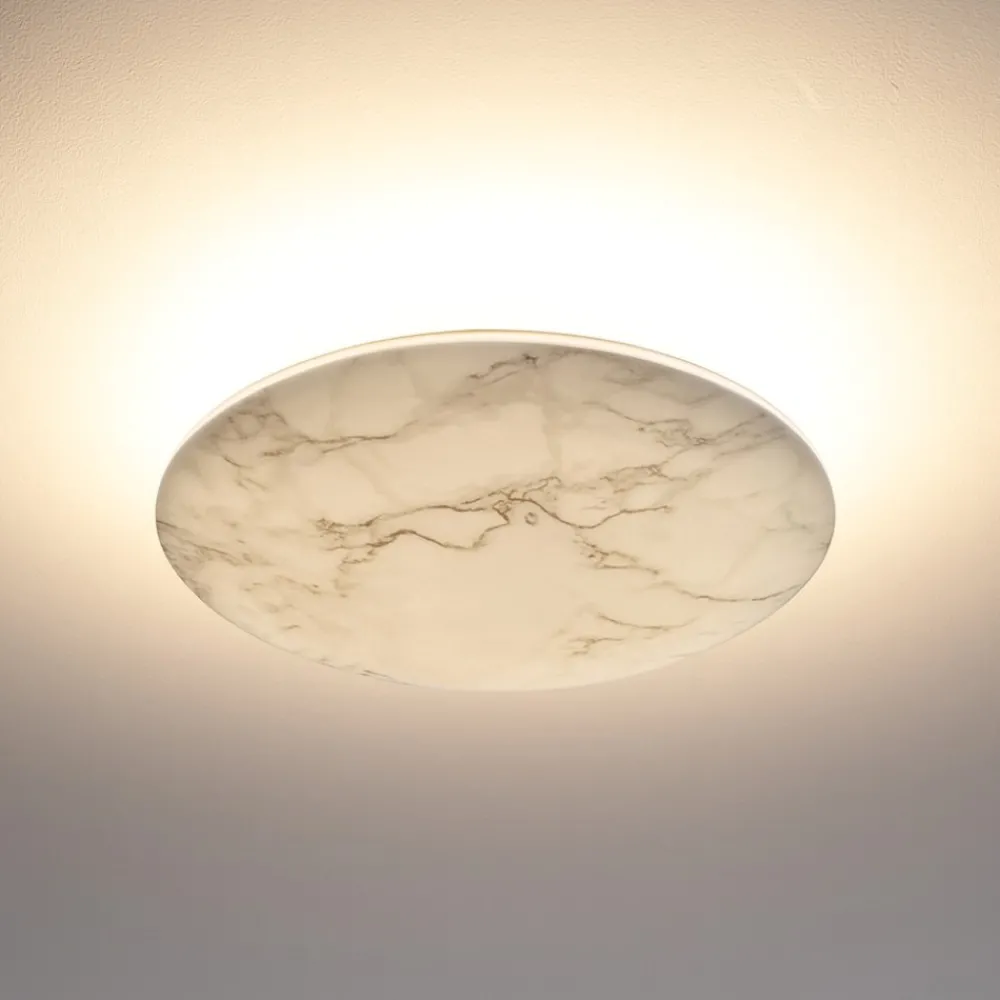 Plafoniere Moderne-Linea Light gemini plafoniera moderna bianca led 3000k