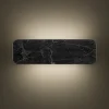 Applique Da Parete-Linea Light gemini w1 applique ledq 3000k marmo nero 39cm