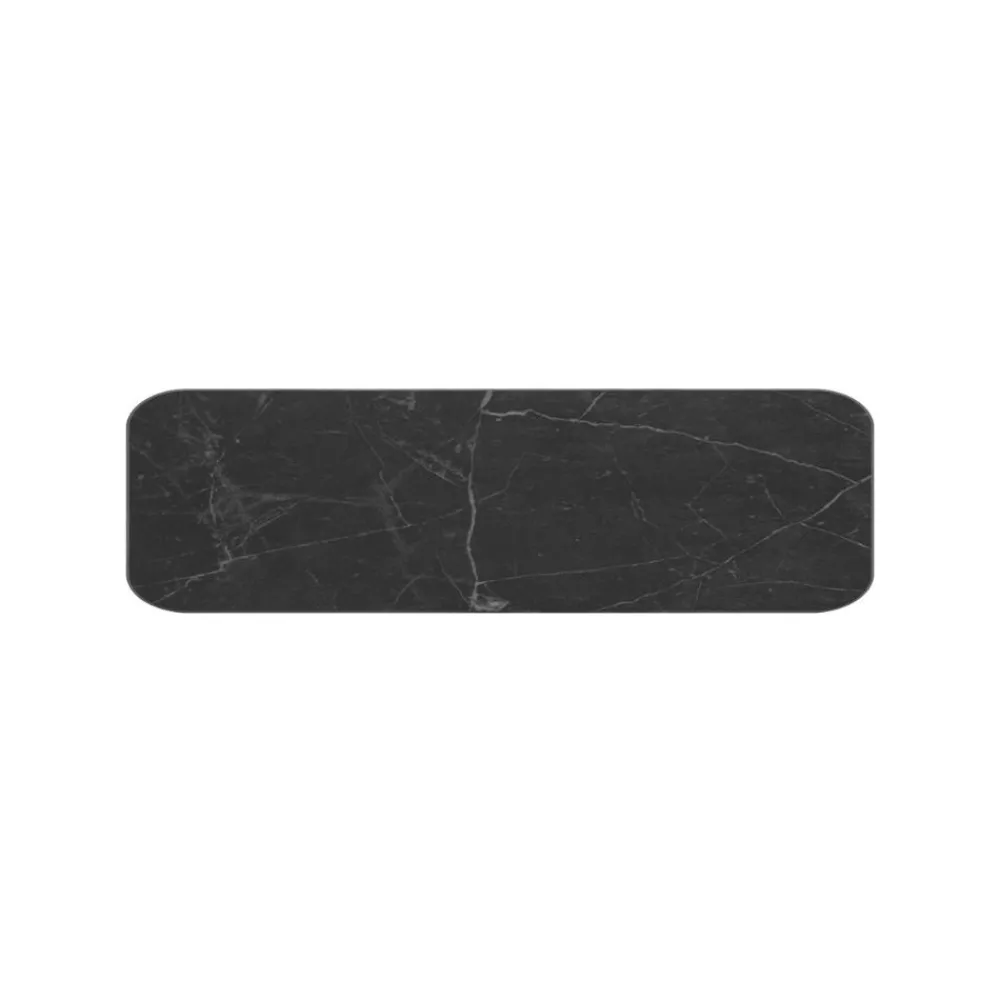 Applique Da Parete-Linea Light gemini w1 applique ledq 3000k marmo nero 39cm
