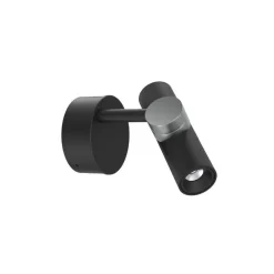 Applique Da Parete-Linea Light goose applique orientabile da parete led 3000k nero