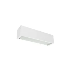Applique Da Parete-Linea Light gypsum w1 applique in gesso led 4000k verniciabile