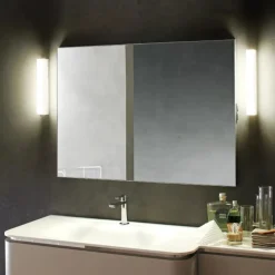 Applique Da Bagno-Linea Light kioo applique da bagno per specchio bianco 24w 3000k